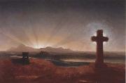 Thomas Cole Cross at Sunset oil painting reproduction